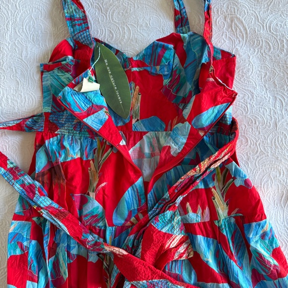 🥭FARM Rio Red Sweet Jungle Midi Dress - Picture 10 of 11